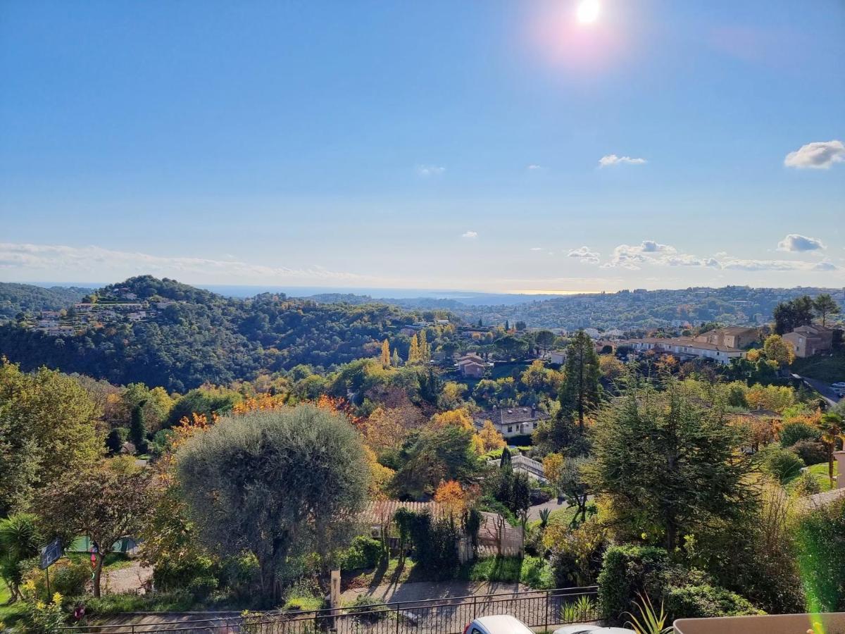 Apartamento 2 Pieces D'Exception Vue Mer Vence Exterior foto