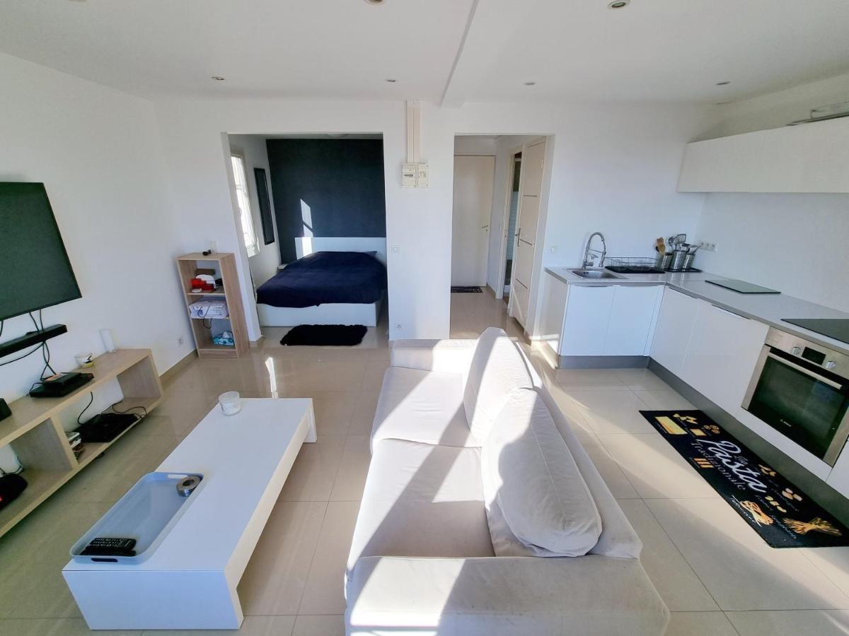 Apartamento 2 Pieces D'Exception Vue Mer Vence Exterior foto